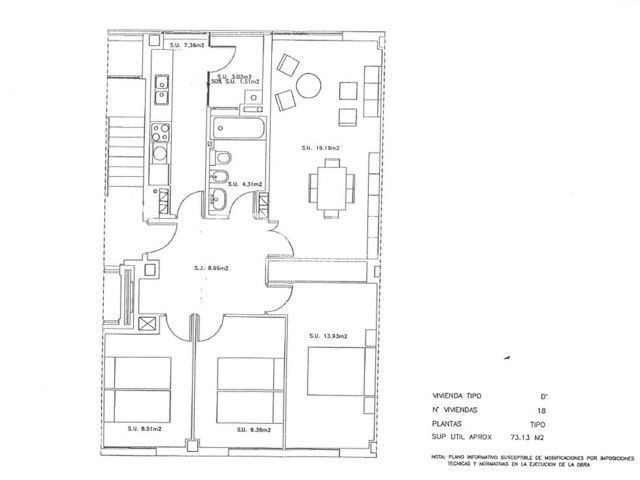 Piso en venta en calle De Navia, Latina, Madrid 29/29