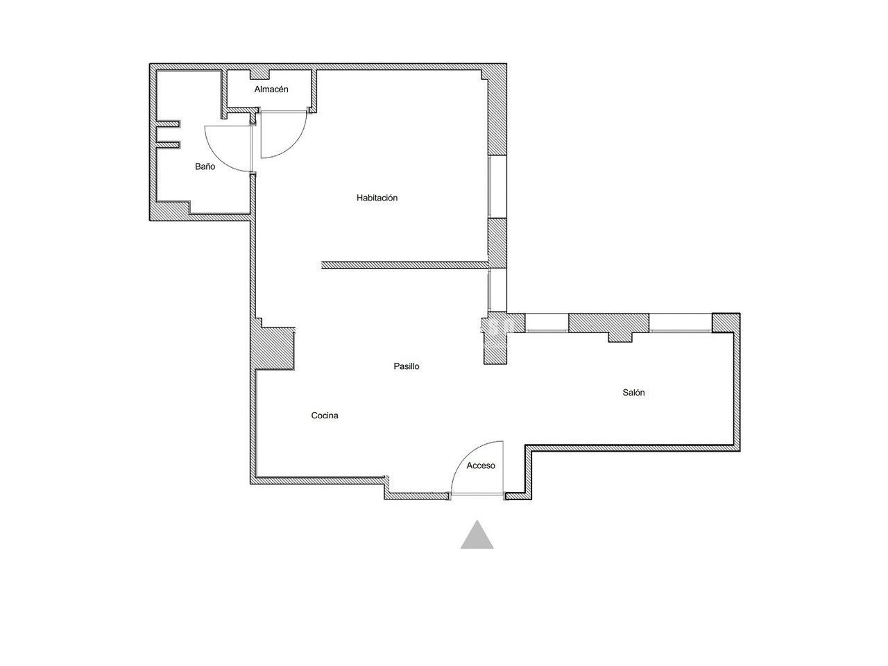 Piso en venta en  calle de la Santísima Trinidad, Madrid  1/1