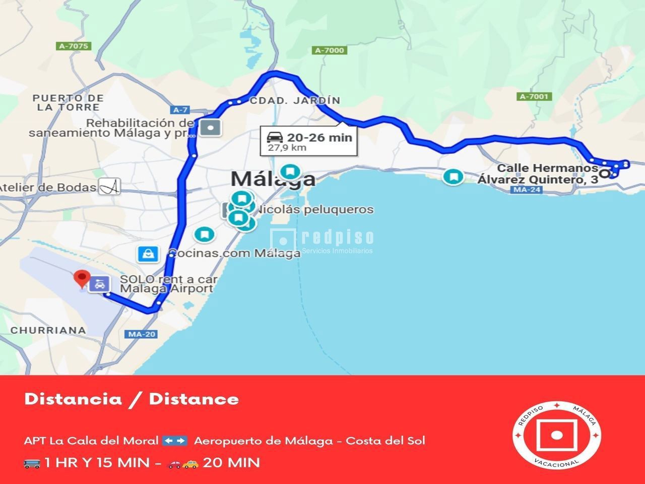 Piso en alquiler en  calle de los Hermanos Álvarez Quintero, La Cala del Moral, Málaga  40/44