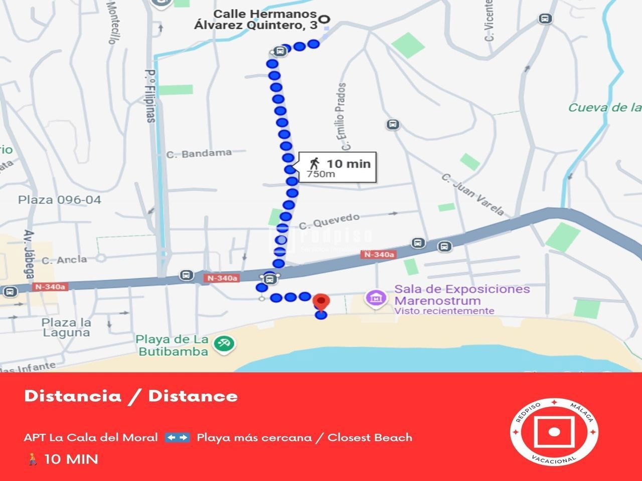 Piso en alquiler en  calle de los Hermanos Álvarez Quintero, La Cala del Moral, Málaga  42/44