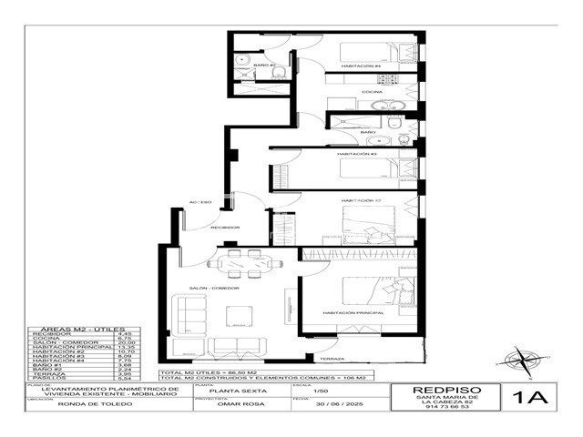 Piso en venta en ronda De Toledo, Madrid, Madrid 22/26