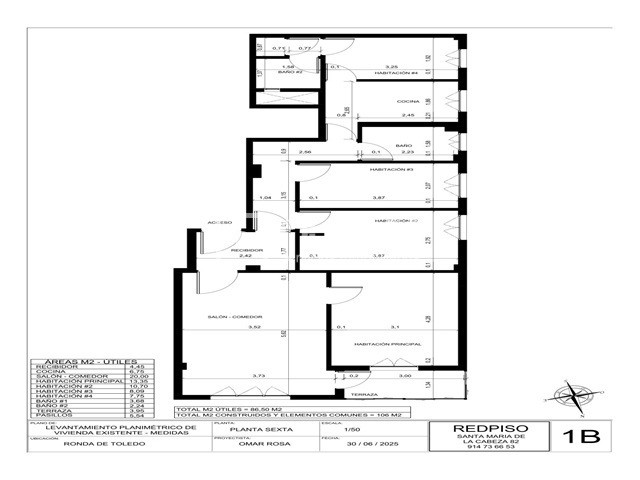 Piso en venta en ronda De Toledo, Madrid, Madrid 23/26