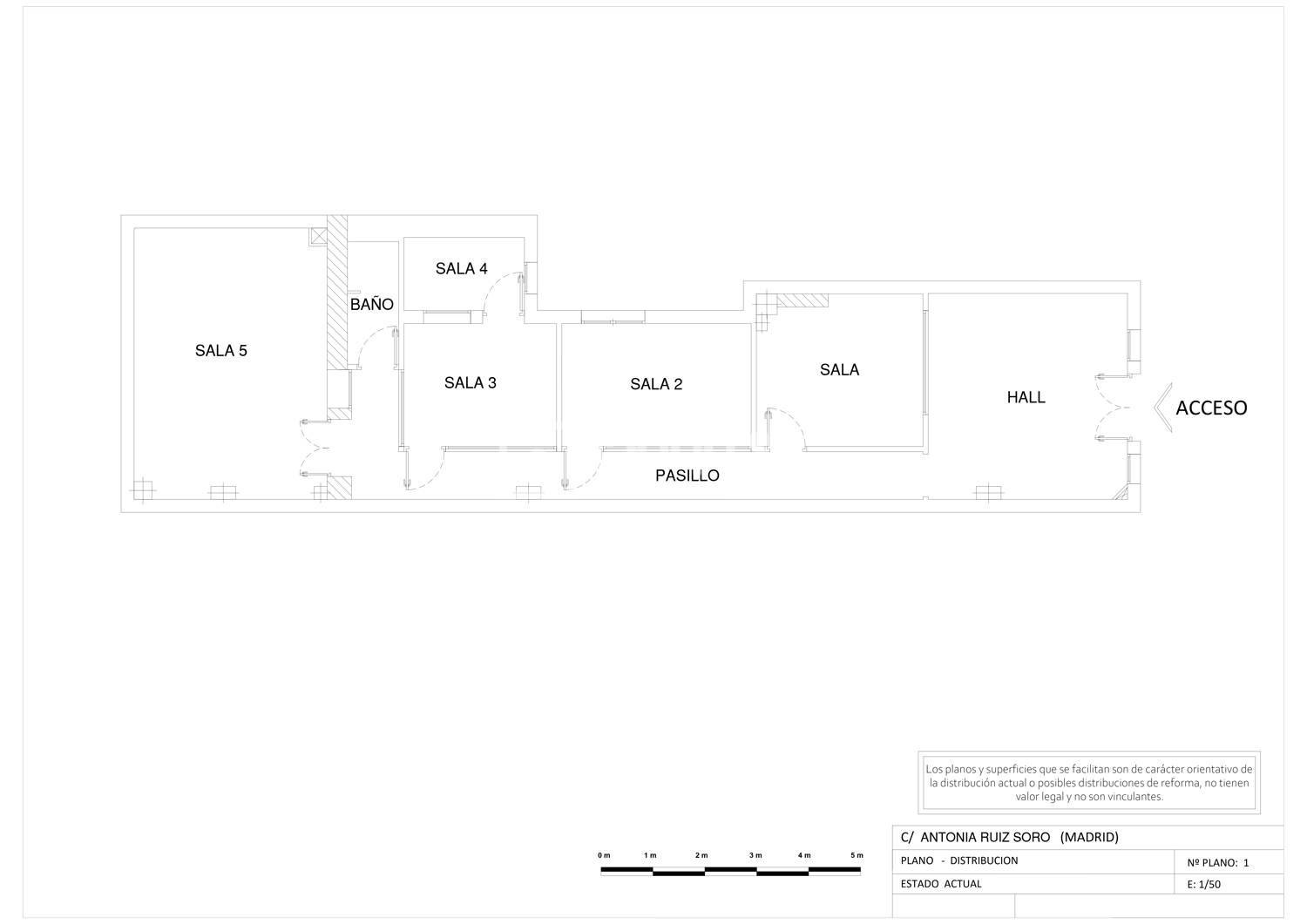 Local en venta en  calle de Antonia Ruiz Soro, Madrid  1/1