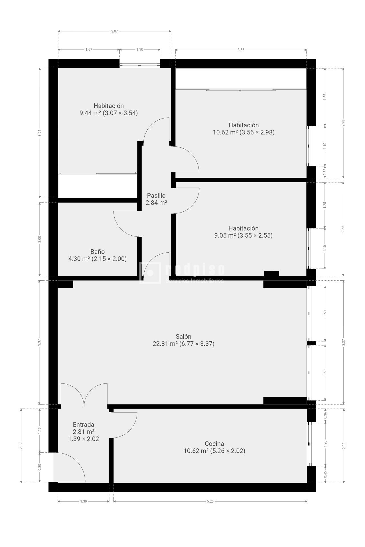 Piso en venta en Cádiz 24/26
