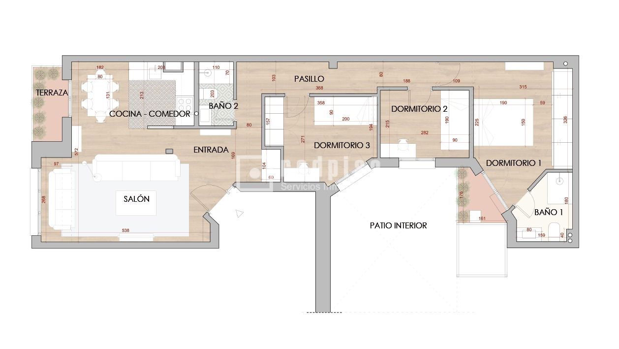 Piso en venta en calle De Dulcinea, Tetuán, Madrid 33/34