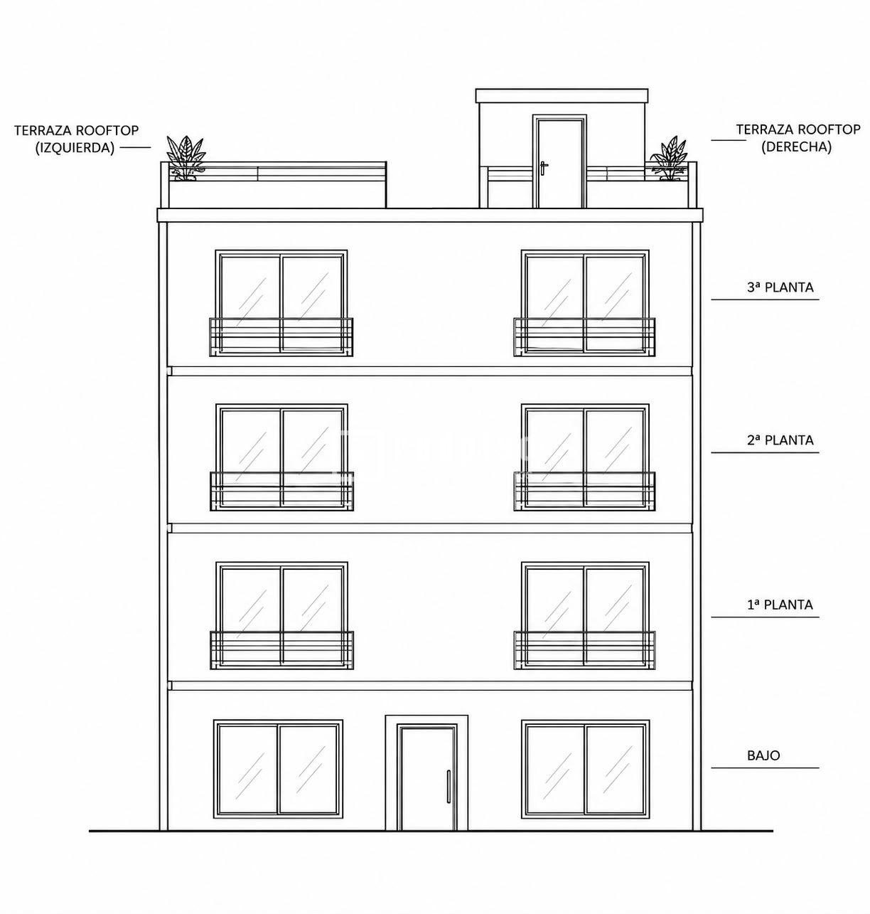 Edificio en venta en  Distrito Centro, Málaga  1/1